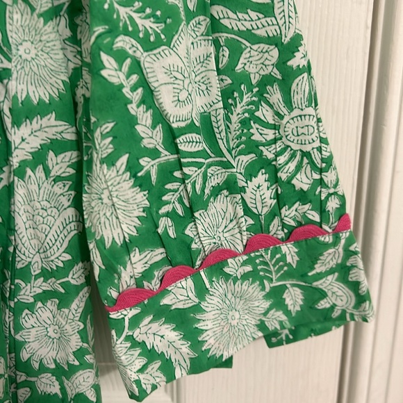 Tuckernuck Pink City Prints Margot Dress In Kermit Rose Floral NWT Size XL - Picture 5 of 11